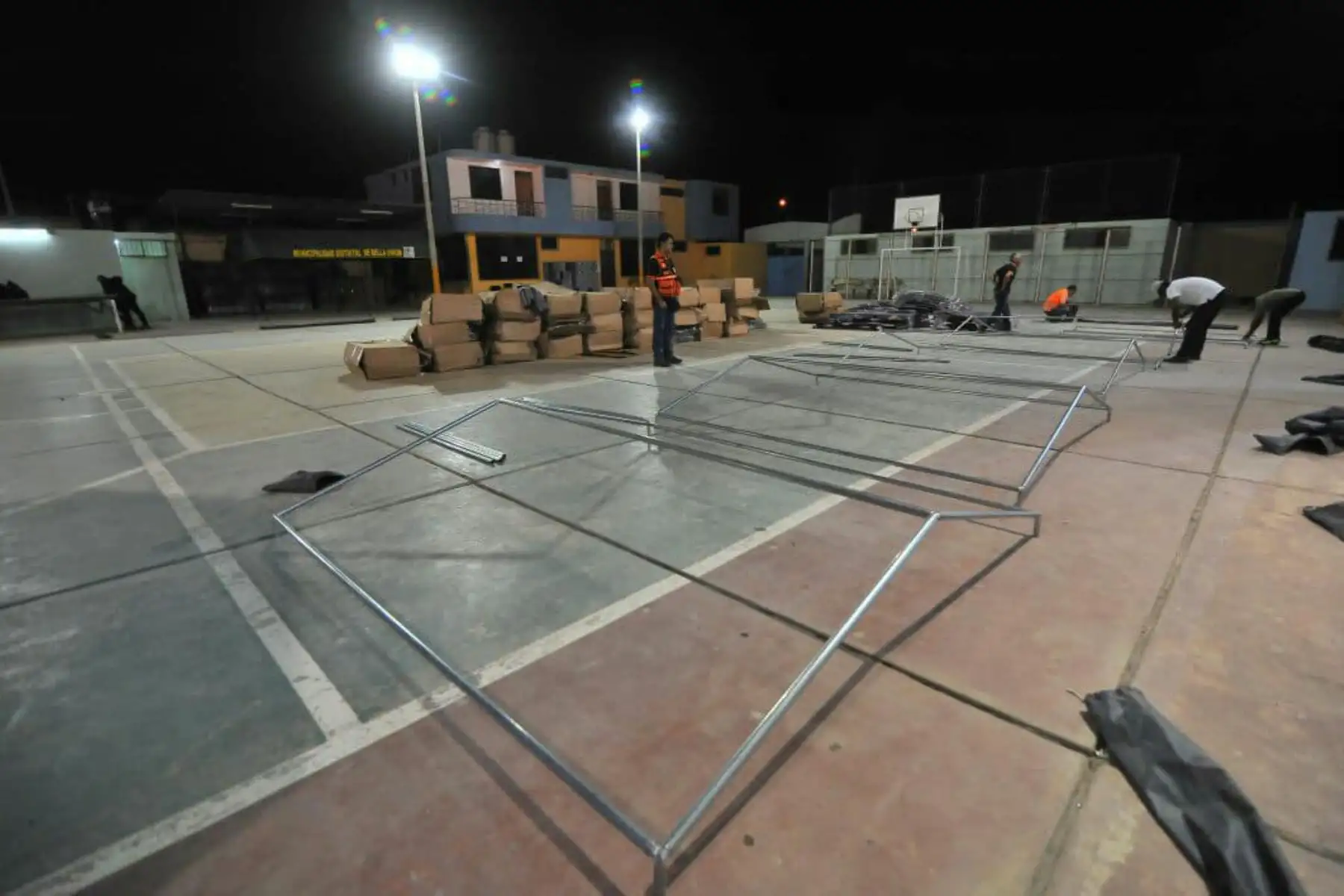 Osinergmin supervisa restablecimiento del servicio eléctrico en zona afectada por el fuerte sismo. ANDINA/Difusión