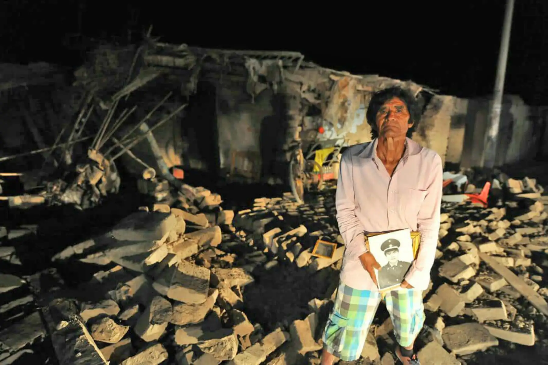 A 168 asciende número de damnificados por fuerte sismo en Arequipa. ANDINA/Difusión