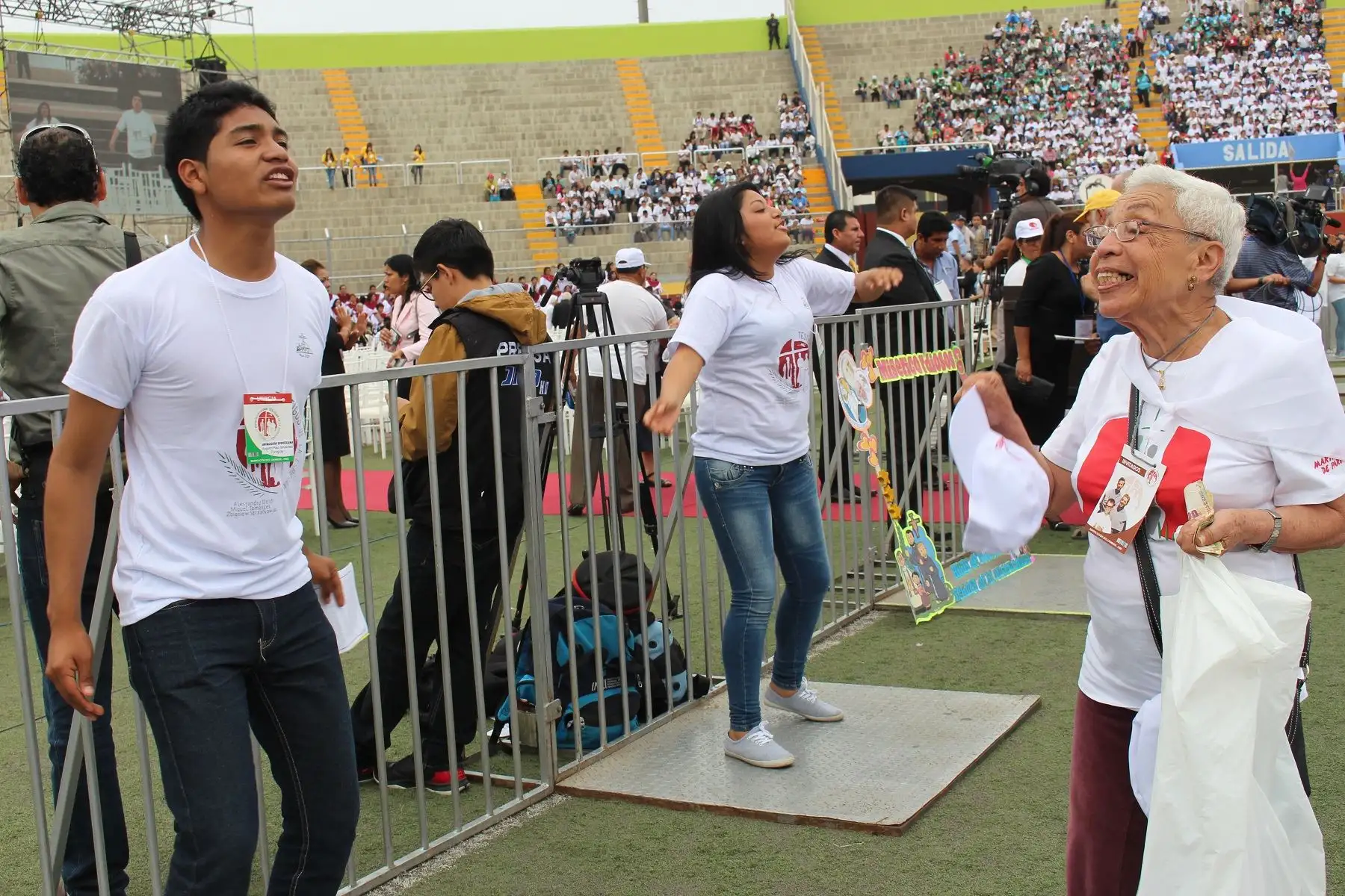 200 jóvenes chimbotanos serán parte de la guardia papal en Trujillo. Foto: ANDINA.