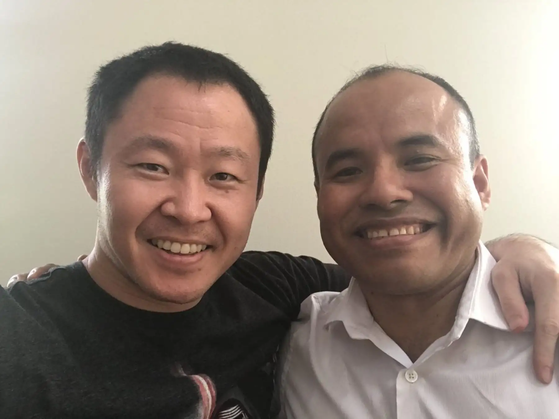 Congresista Kenji Fujirjmori y Federico Pariona de Fuerza Popular.