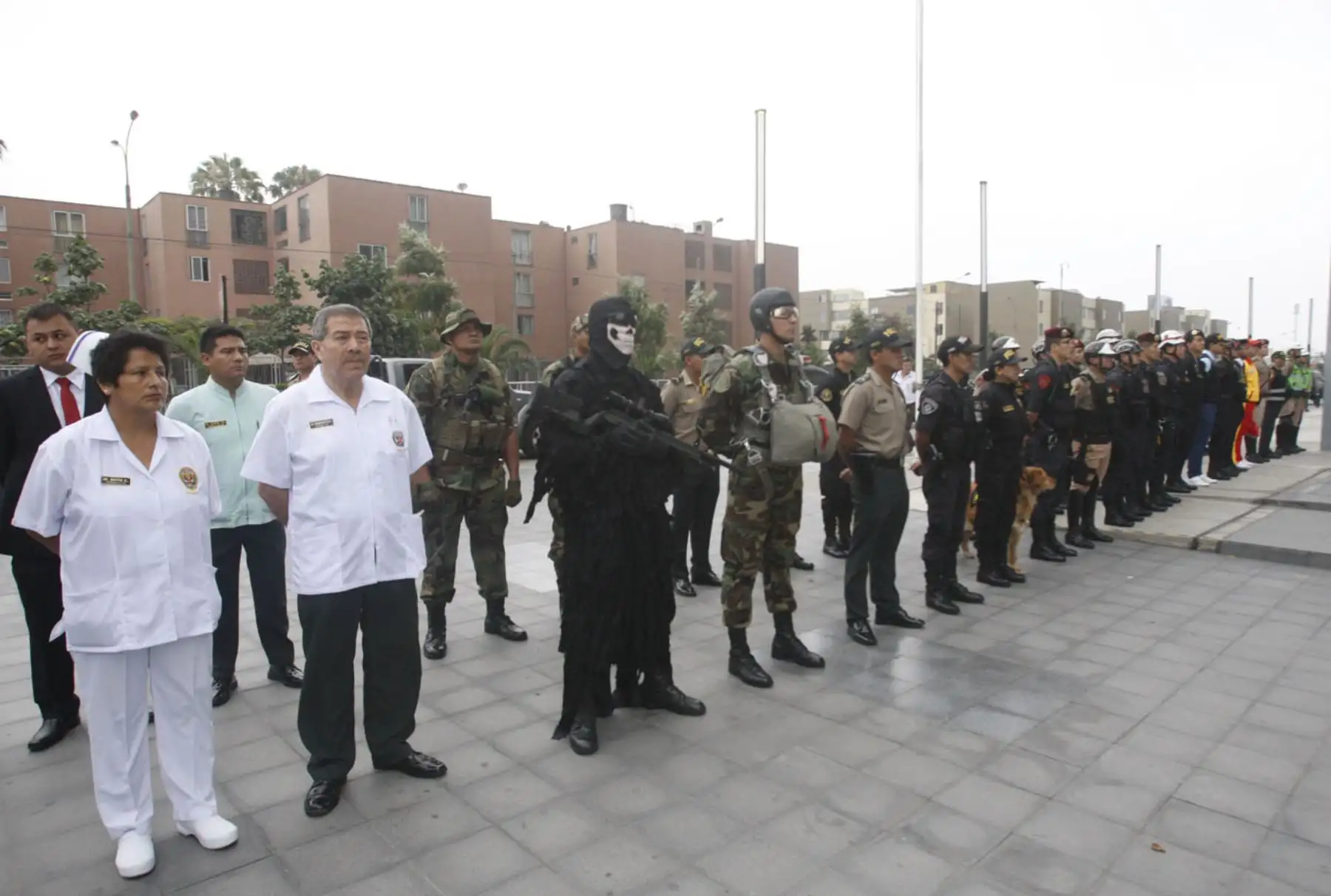 LIMA- PERÚ- 18 ENERO. Director de la Policía Nacional, Richard Zubiate presenta Plan de seguridad que se ejecutará durante la visita del Papa Francisco . Foto: ANDINA/Eddy Ramos.