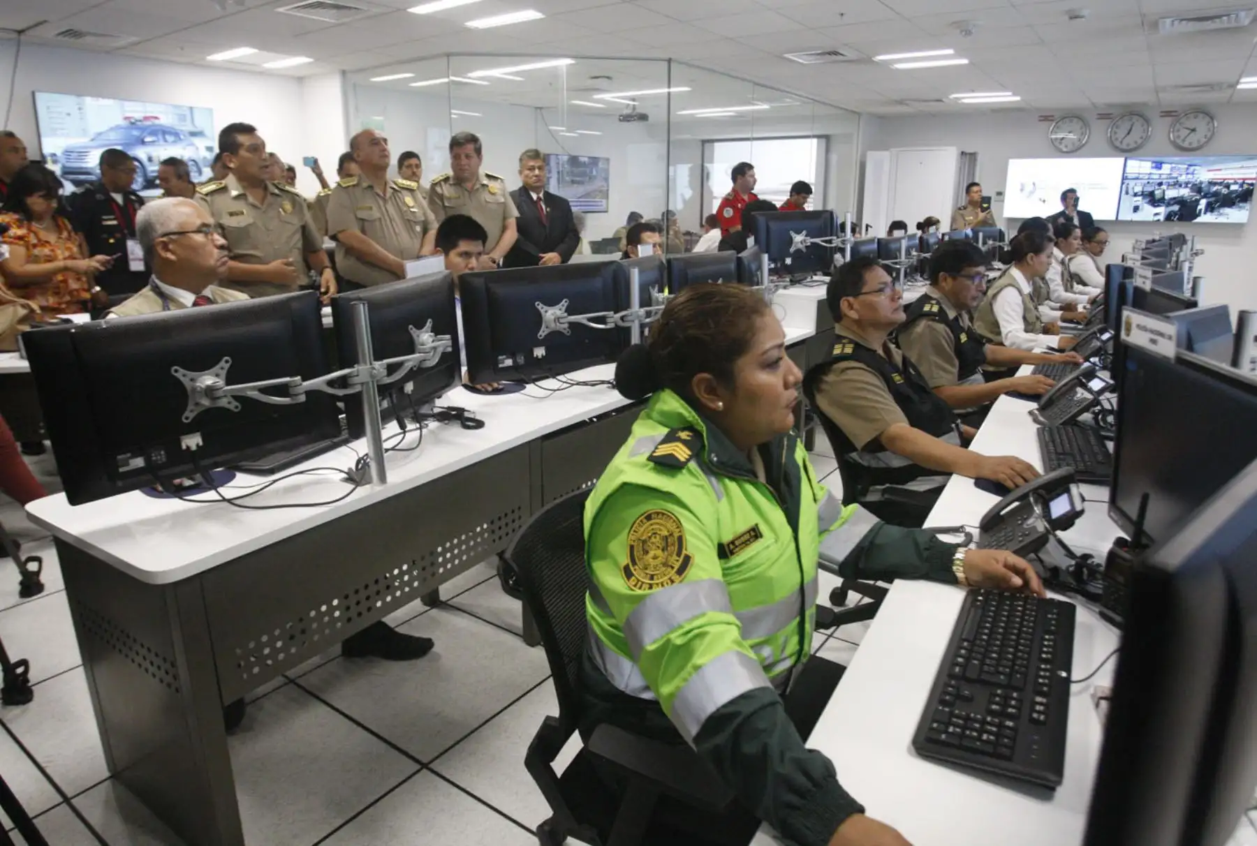 LIMA- PERÚ- 18 ENERO. Director de la Policía Nacional, Richard Zubiate presenta Plan de seguridad que se ejecutará durante la visita del Papa Francisco . Foto: ANDINA/Eddy Ramos.