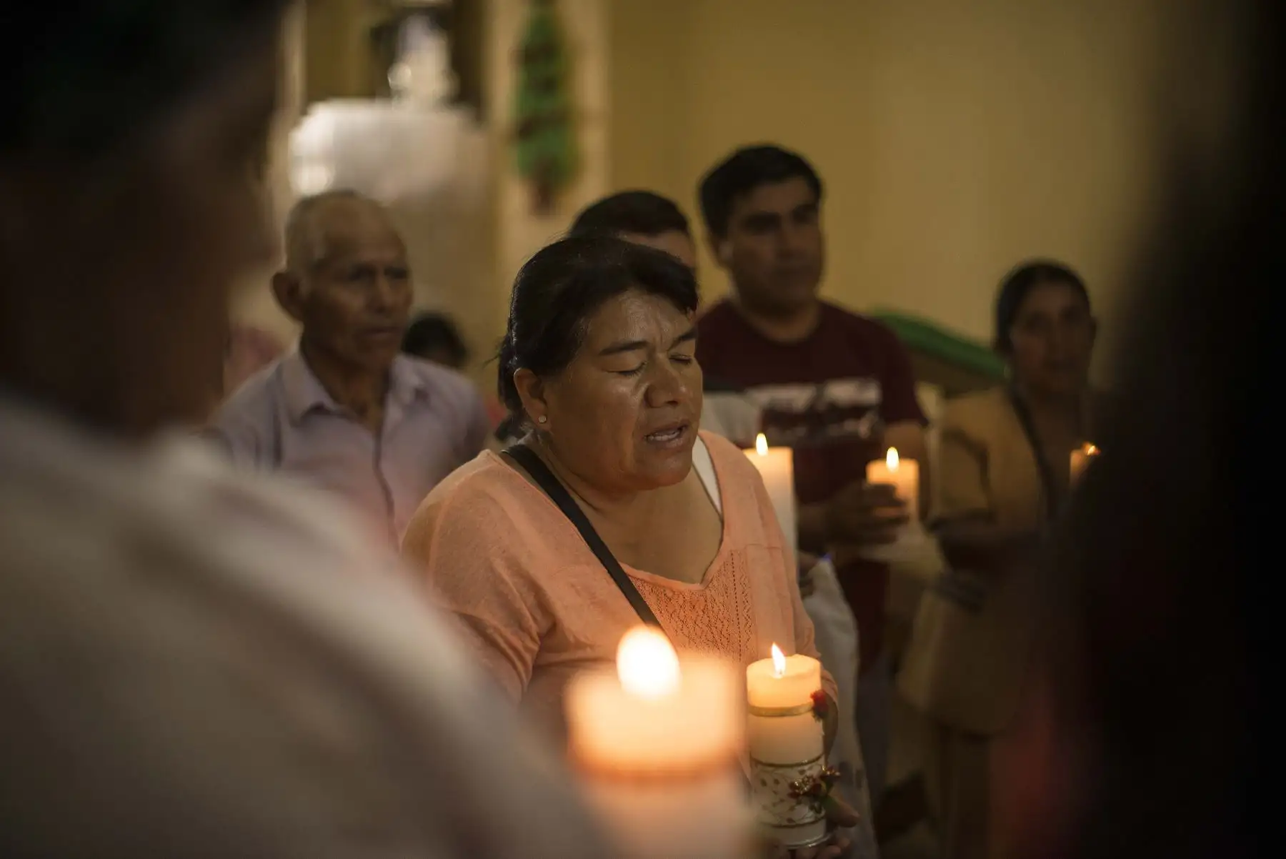 TRUJILLO PERÚ - ENERO 18. Trujillanos esperan con entusiasmo la vista del Papa Francisco. Foto: ANDINA/Elias Alfageme