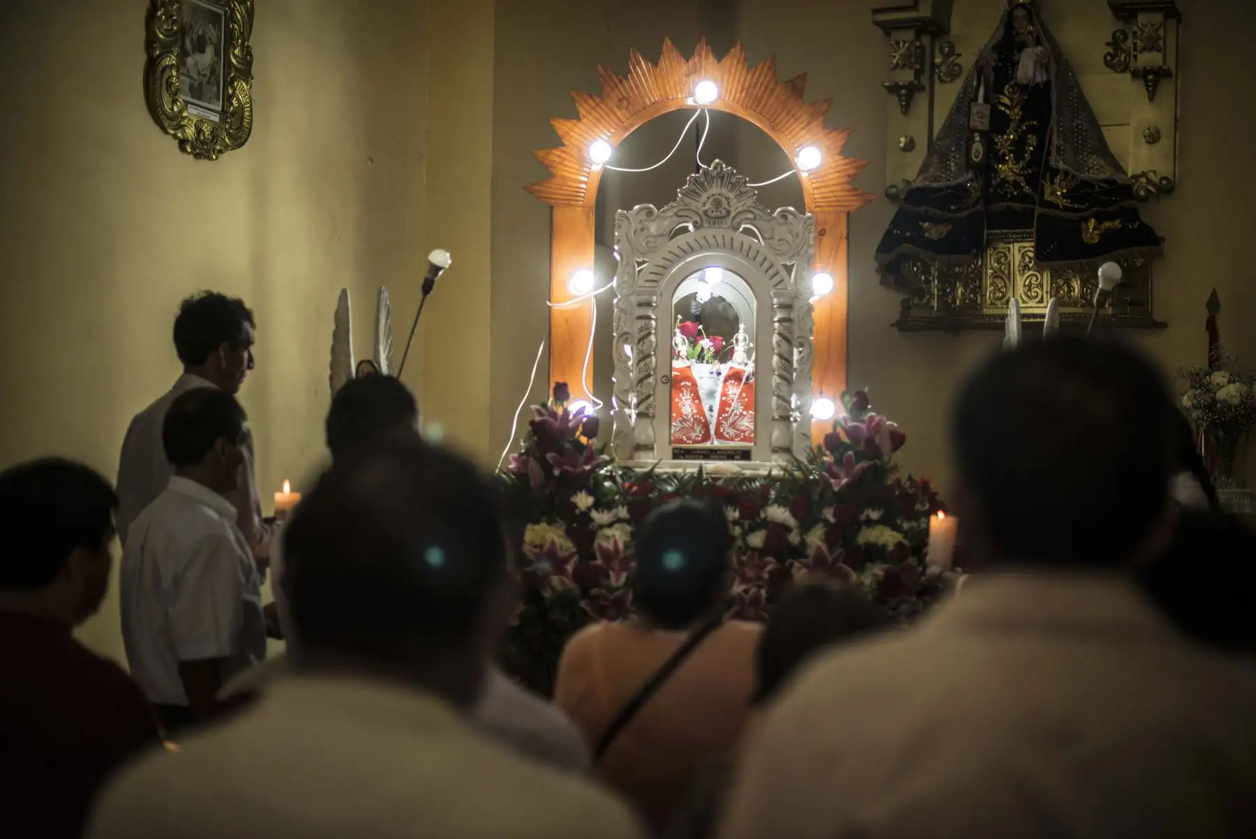 TRUJILLO PERÚ - ENERO 18. Trujillanos esperan con entusiasmo la vista del Papa Francisco. Foto: ANDINA/Elias Alfageme