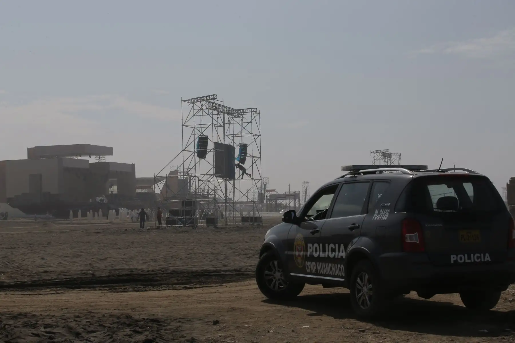 TRUJILLO PERÚ - ENERO 18. Huanchaco va quedando lista para recibir al Papa Francisco. Foto: ANDINA/Jose Tejada