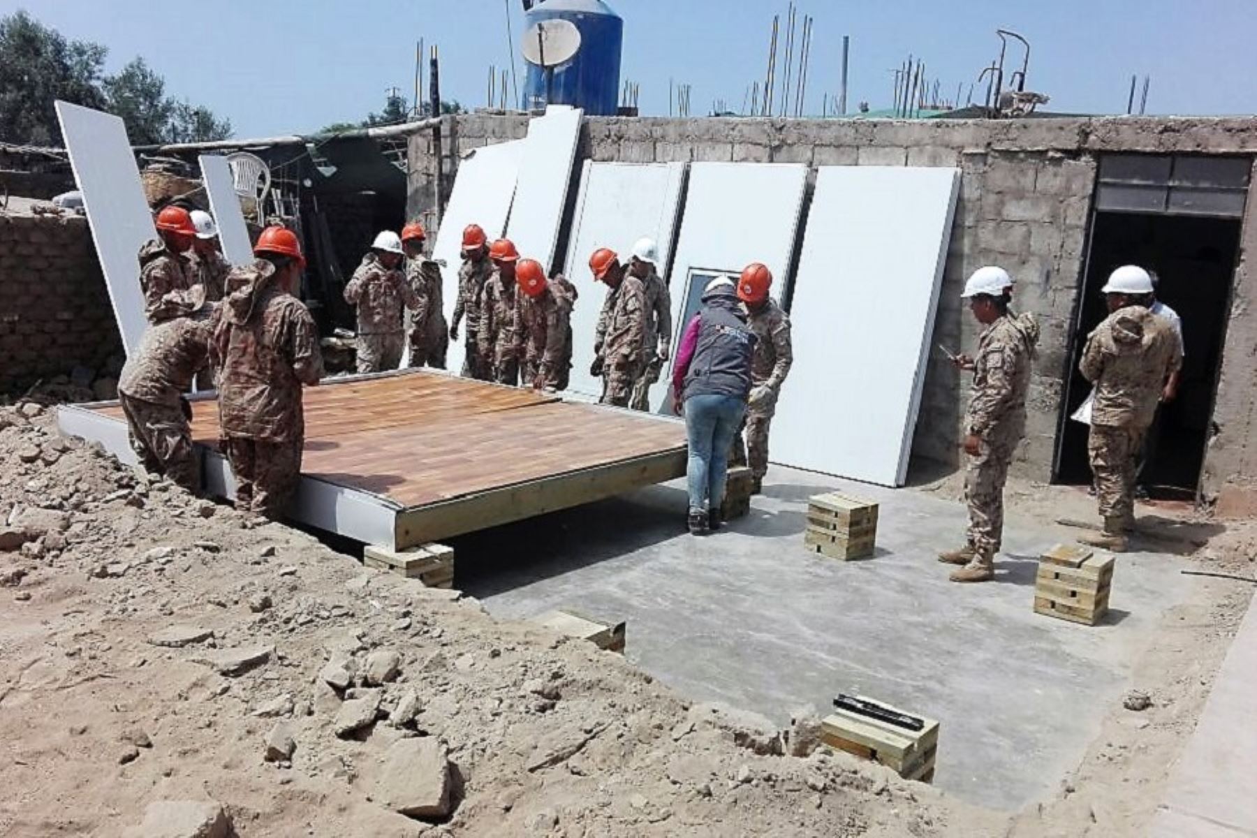 Reconstrucción de casas dañadas por fuerte sismo en Arequipa se realizará en 6 meses. ANDINA