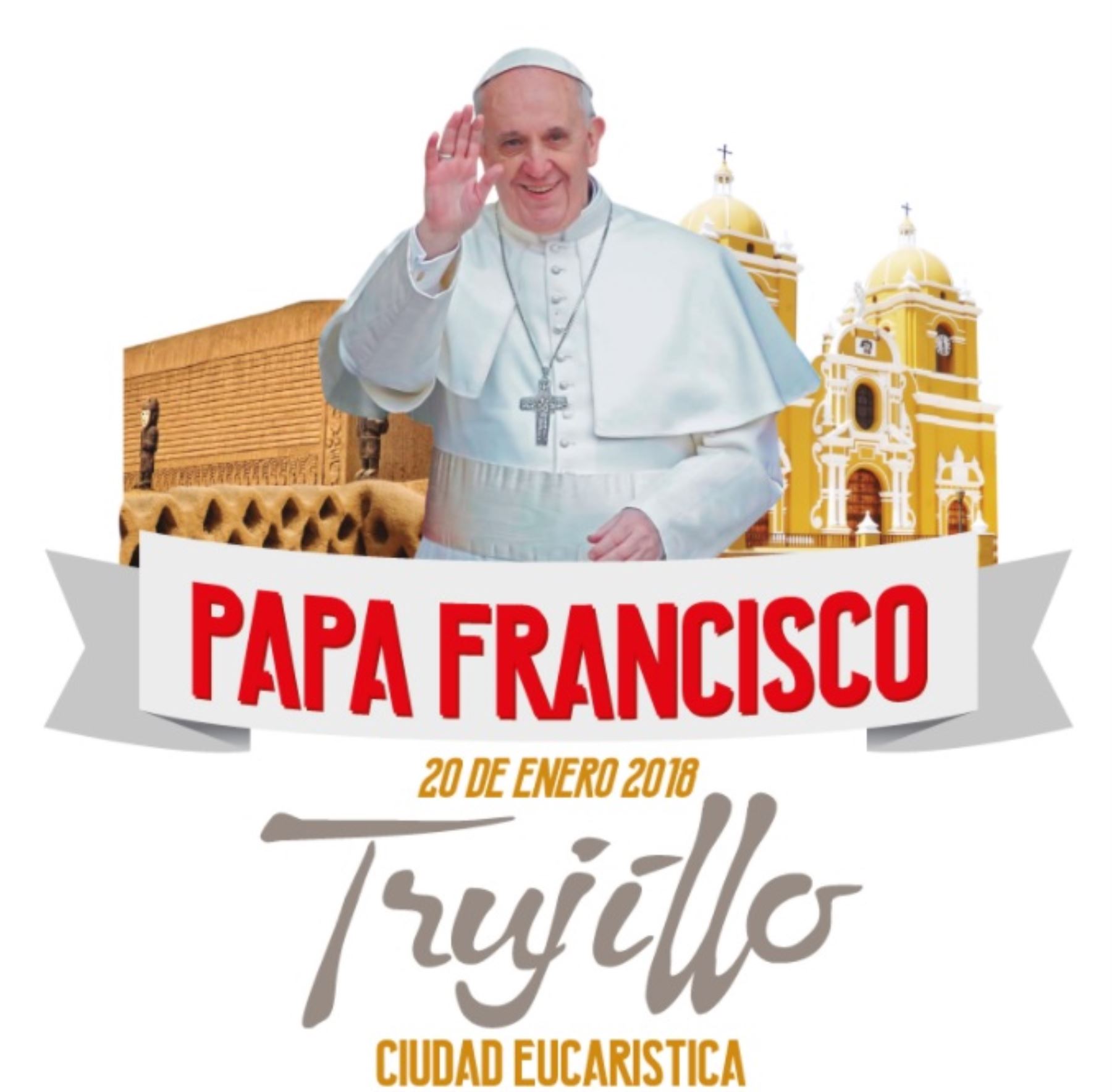 Papa Francisco en visita pastoral a la ciudad de Trujillo.