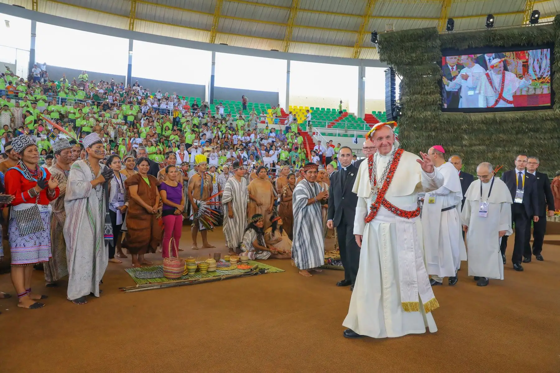 Según Alfonso Grados, ex coordinador de la visita del Papa Francisco, el Santo Padre deja tareas que cumplir a favor de las comunidades amazónicas. ANDINA/Prensa Presidencia