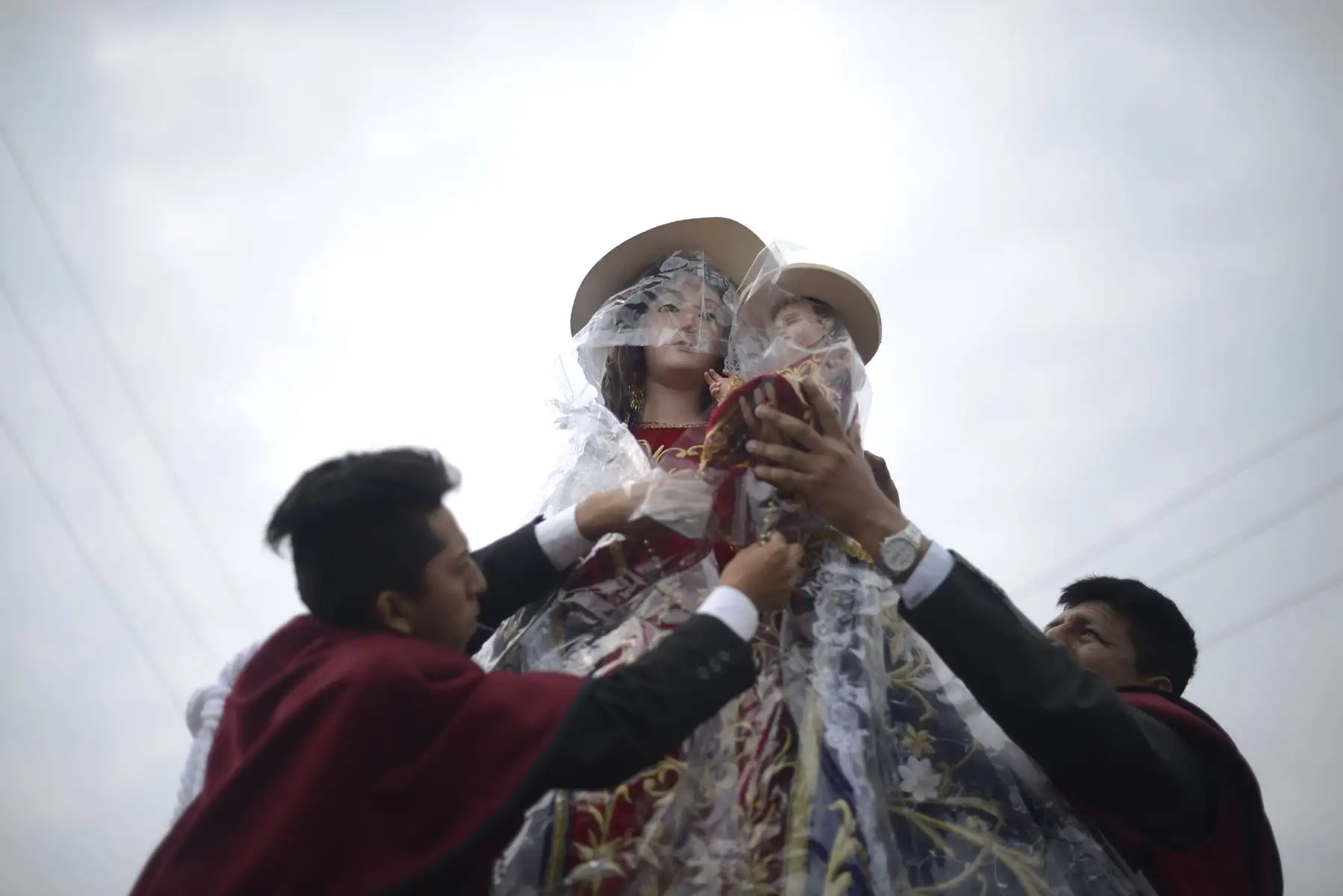 TRUJILLO PERÚ - ENERO 19. Ultimos preparativos para la visita del Papa Francisco en la ciudad de Trujillo. Foto: ANDINA/Elias Alfageme