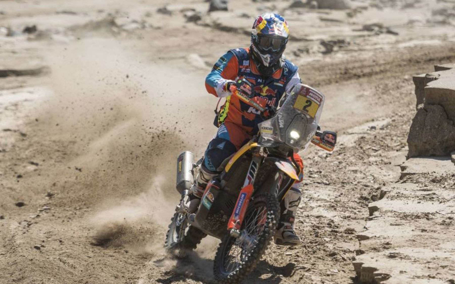 El austríaco Matthias Walkner ganó este sábado el Dakar 2018.