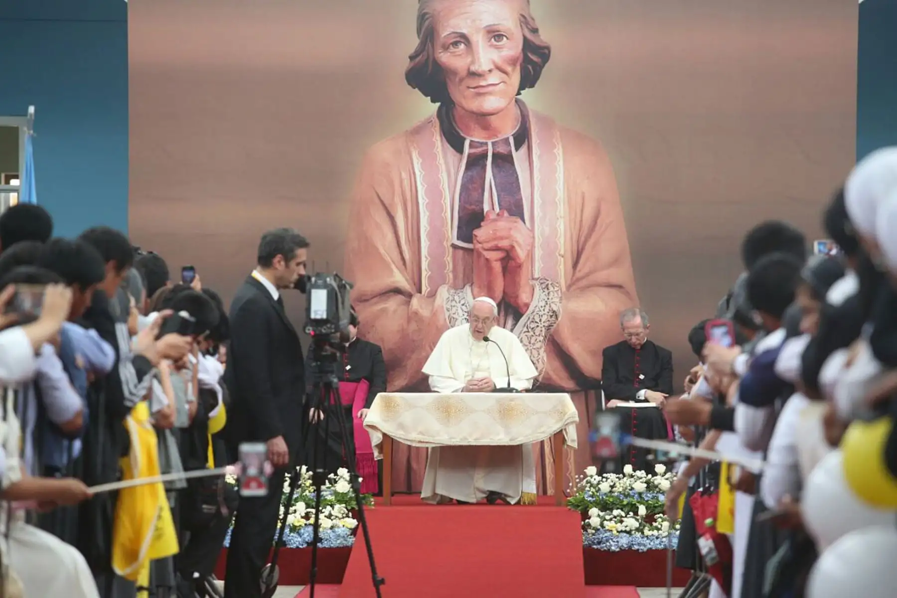 Encuentro eclesiástico del Papa Francisco. ANDINA
