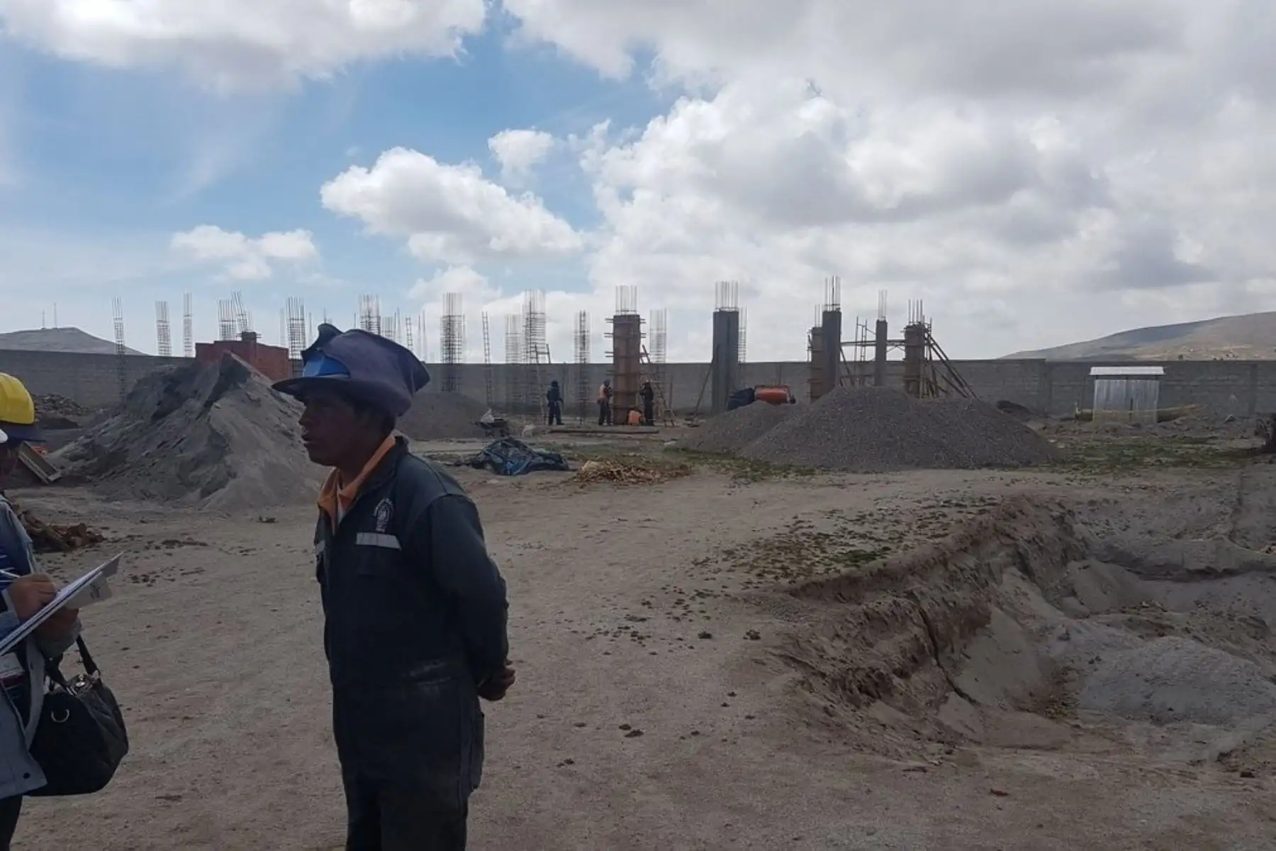 Contraloría supervisó ampliación de Instituto Tecnológico de Yunguyo, en la región Puno.