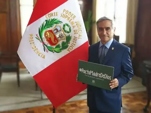 Presidente del Poder Judicial, Duberlí Rodríguez.