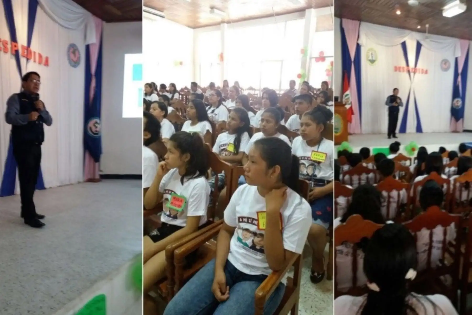 Cerca de 50 estudiantes de enfermería de Iquitos fueron capacitados en temas relacionados a la lucha contra los delitos de violación y trata de personas durante charla educativa que organizó el Ministerio Público.