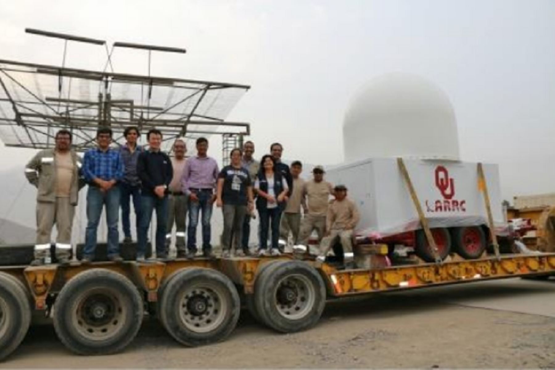 El radar será instalado en los próximos días en el Cerro Suche, distrito de Santiago de Tuna,provincia de Huarochirí, en la región Lima.