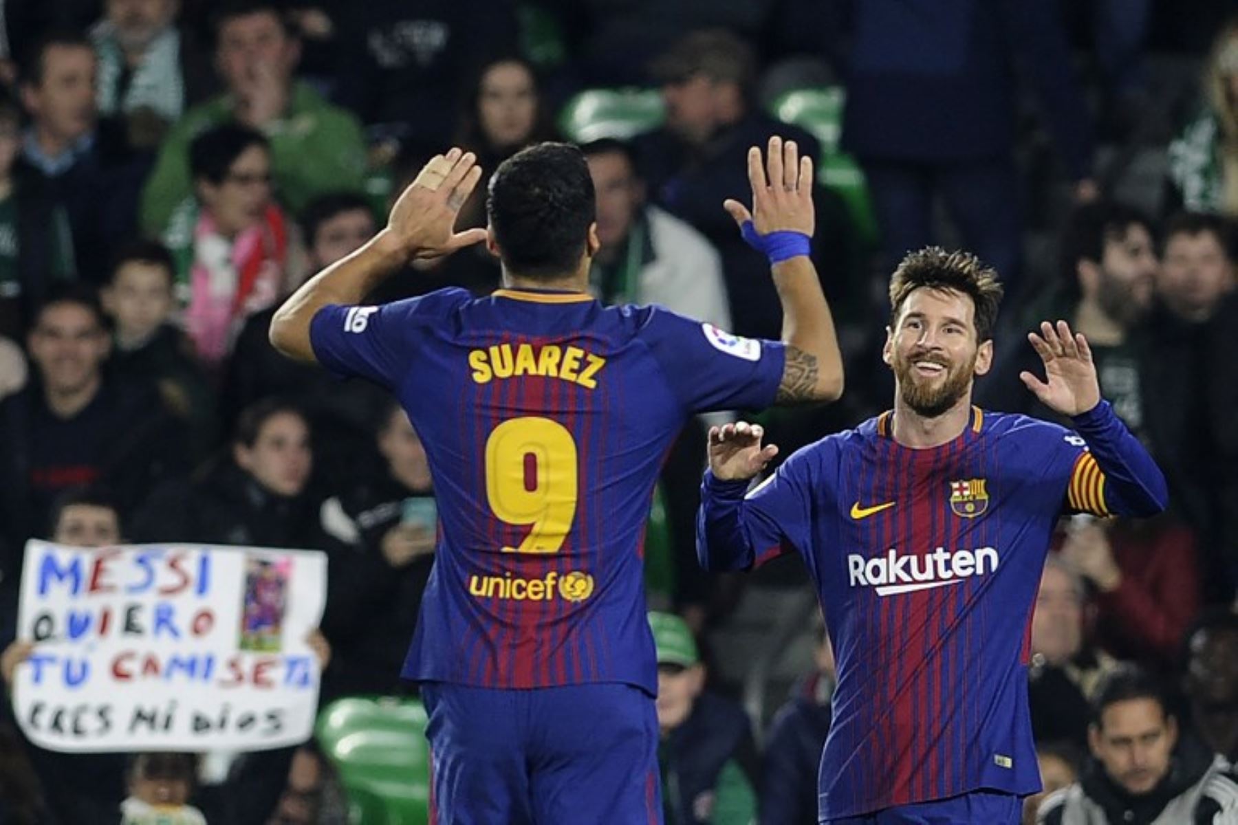Messi y Suárez fueron los grandes protagonistas del partido