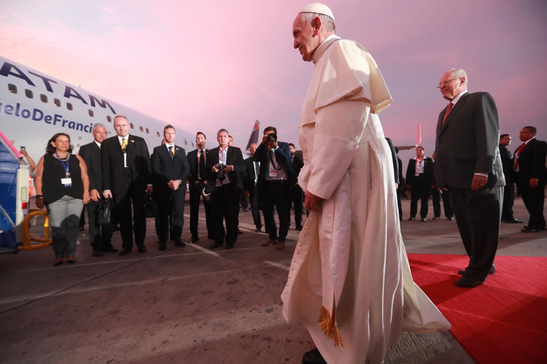 Papa Francisco se despidió del Perú dejando grandes recuerdos.Foto:  ANDINA/Carlos Lezama.