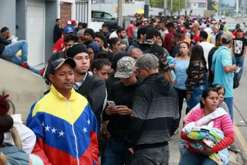 Venezolanos en el Perú. Foto: ANDINA/Norman Córdova.