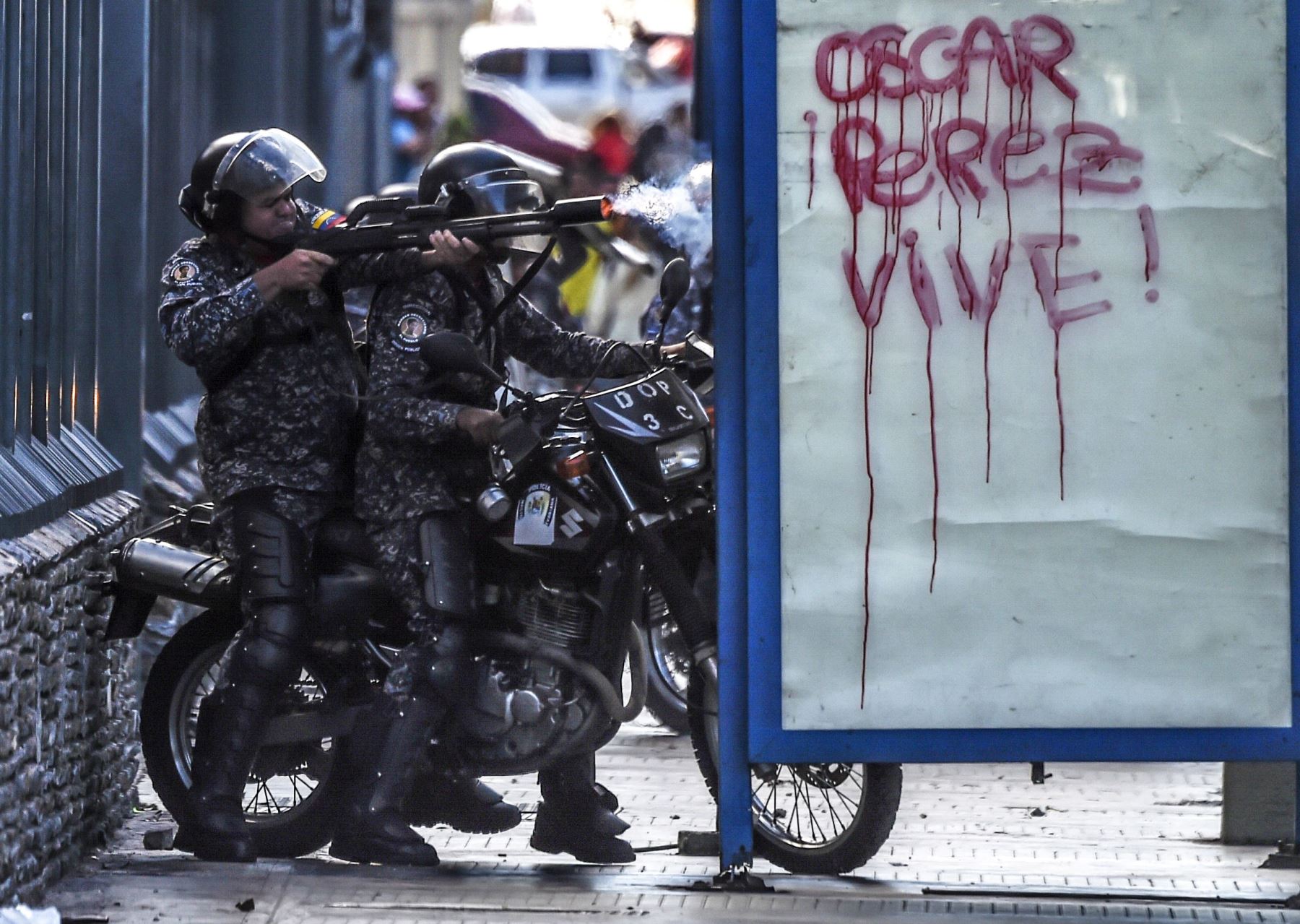 Protestas por la muerte de Oscar Perez. Foto: AFP