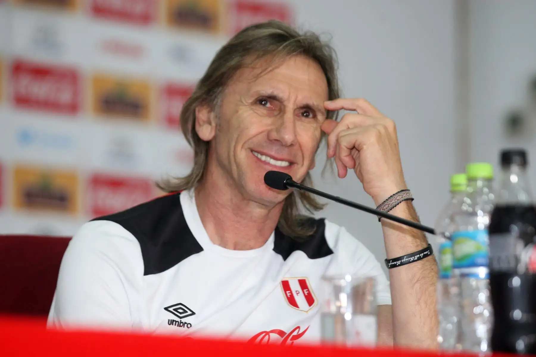 LIMA,PERÚ.ENERO 22.Ricardo Gareca en conferencia de prensa.Foto:ANDINA/Héctor Vinces.