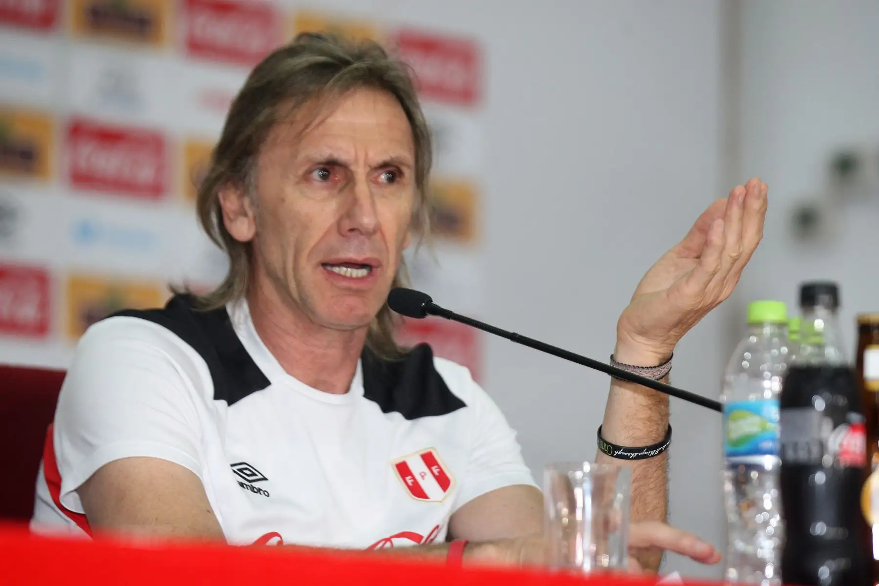 LIMA,PERÚ.ENERO 22.Ricardo Gareca en conferencia de prensa.Foto:ANDINA/Héctor Vinces.