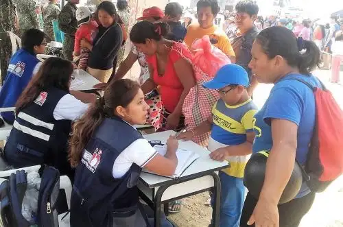 Resaltan entrega de DNI gratuito a damnificados del norte por El Niño costero. ANDINA/Difusión