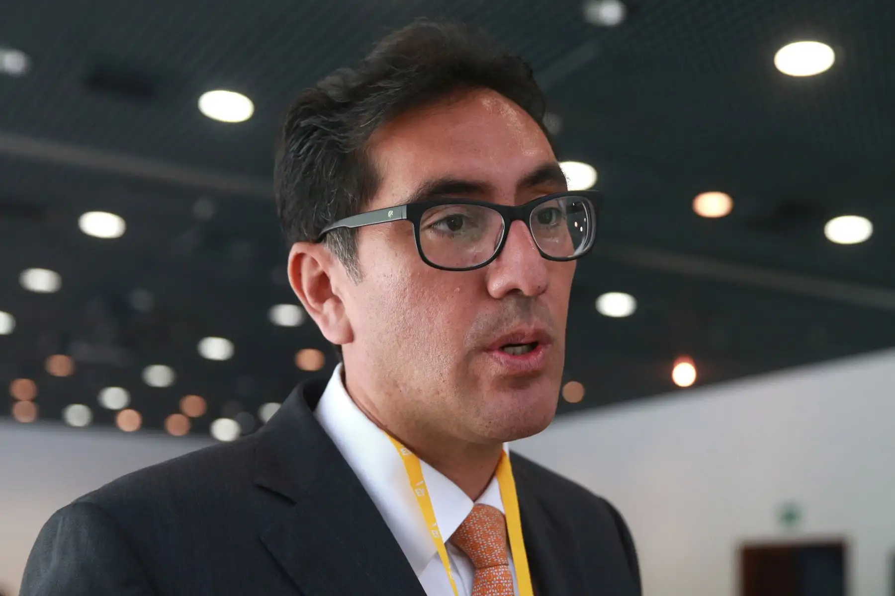 Presidente del Comité de Hidrocarburos de la SNMPE, Igor Salazar. ANDINA/Vidal Tarqui