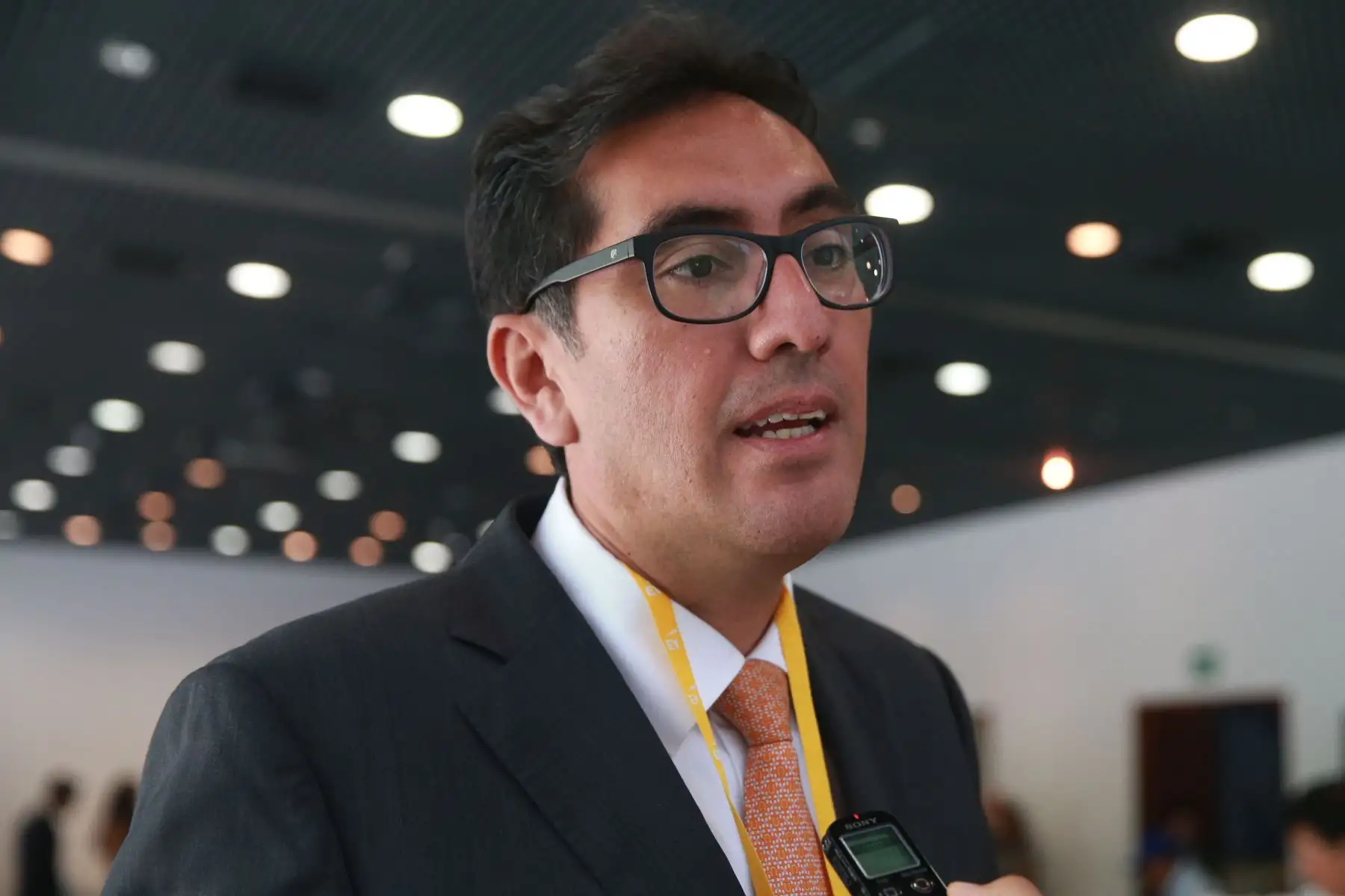 LIMA,PERÚ-ENERO 24. Igor Salazar Presidente del Comité sectorial Hidrocarburos de la Sociedad Nacional de Minería, Petróleo y Energía. ANDINA/Vidal Tarqui