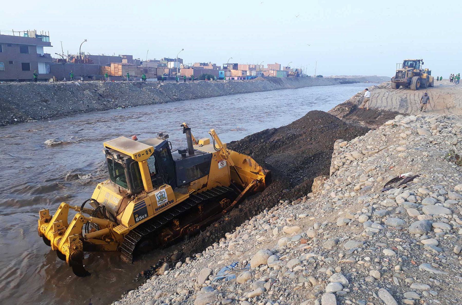 Región Callao refuerza trabajos de prevención y mantenimiento del río Chillón. Foto: ANDINA/Difusión.