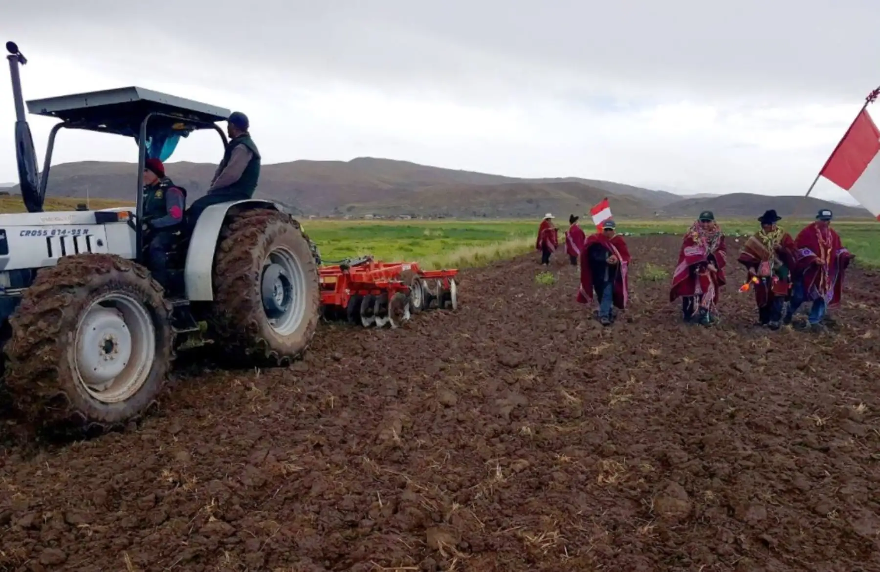 Agro Rural distribuye abono foliar en zonas altas de Arequipa afectadas por las heladas. ANDINA/Difusión