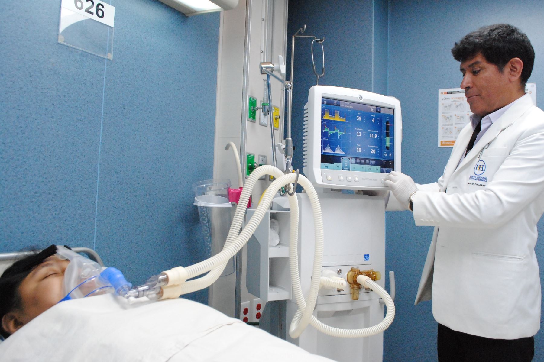Hospital Cayetano Heredia adquiere modernos equipos para pacientes críticos. Foto: ANDINA/Difusión.