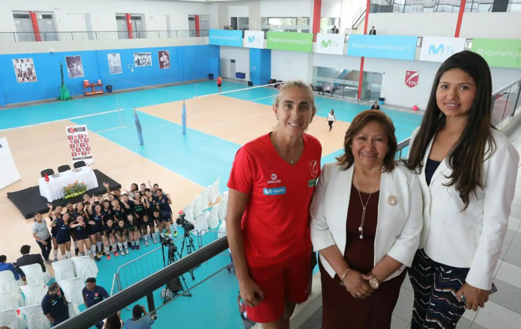 LIMA-PERÚ-ENERO-25. Ana Choquehuanca, ministra de la Mujer, y la Federación Peruana de Voleibol suscriben convenio para protección de deportistas menores de edad. Foto: ANDINA/Jhony Laurente.
