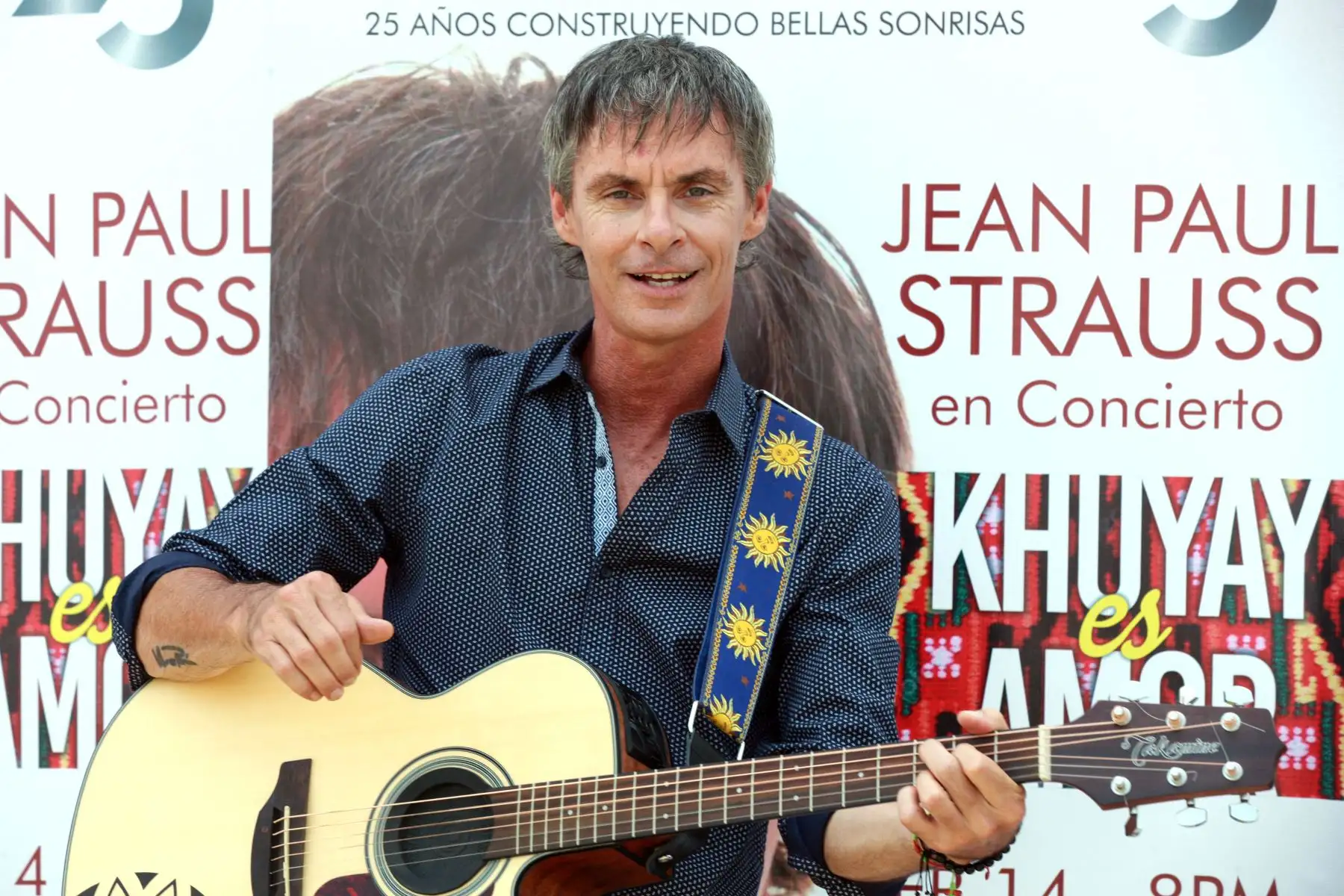 LIMA-PERÚ-ENERO-25. Conferencia de prensa del cantante Jean Paul Strauss. Foto: ANDINA/Dante Zegarra.