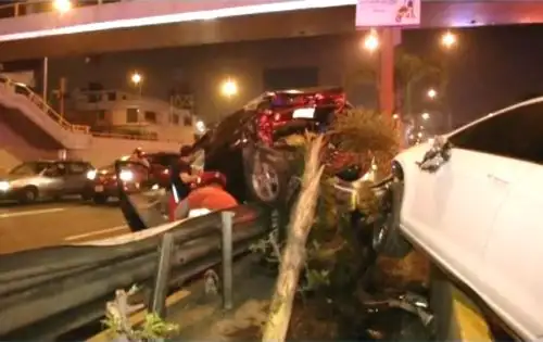 Cuádruple choque deja cinco heridos en av. Javier Prado. Foto: ANDINA/@noticias_tvperu.