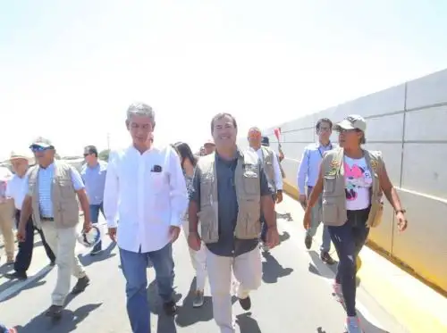 El titular del Ministerio de Transportes y Comunicaciones (MTC), Bruno Giuffra Monteverde, supervisó en Piura la puesta en operación de la segunda calzada de la vía Evitamiento de esa ciudad, que beneficiará a más de 1.8 millones de personas.