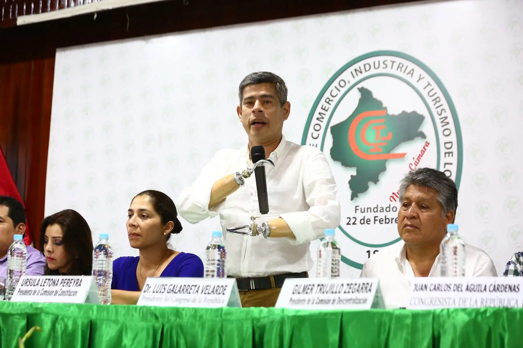 Presidente del Congreso, Luis Galarreta.