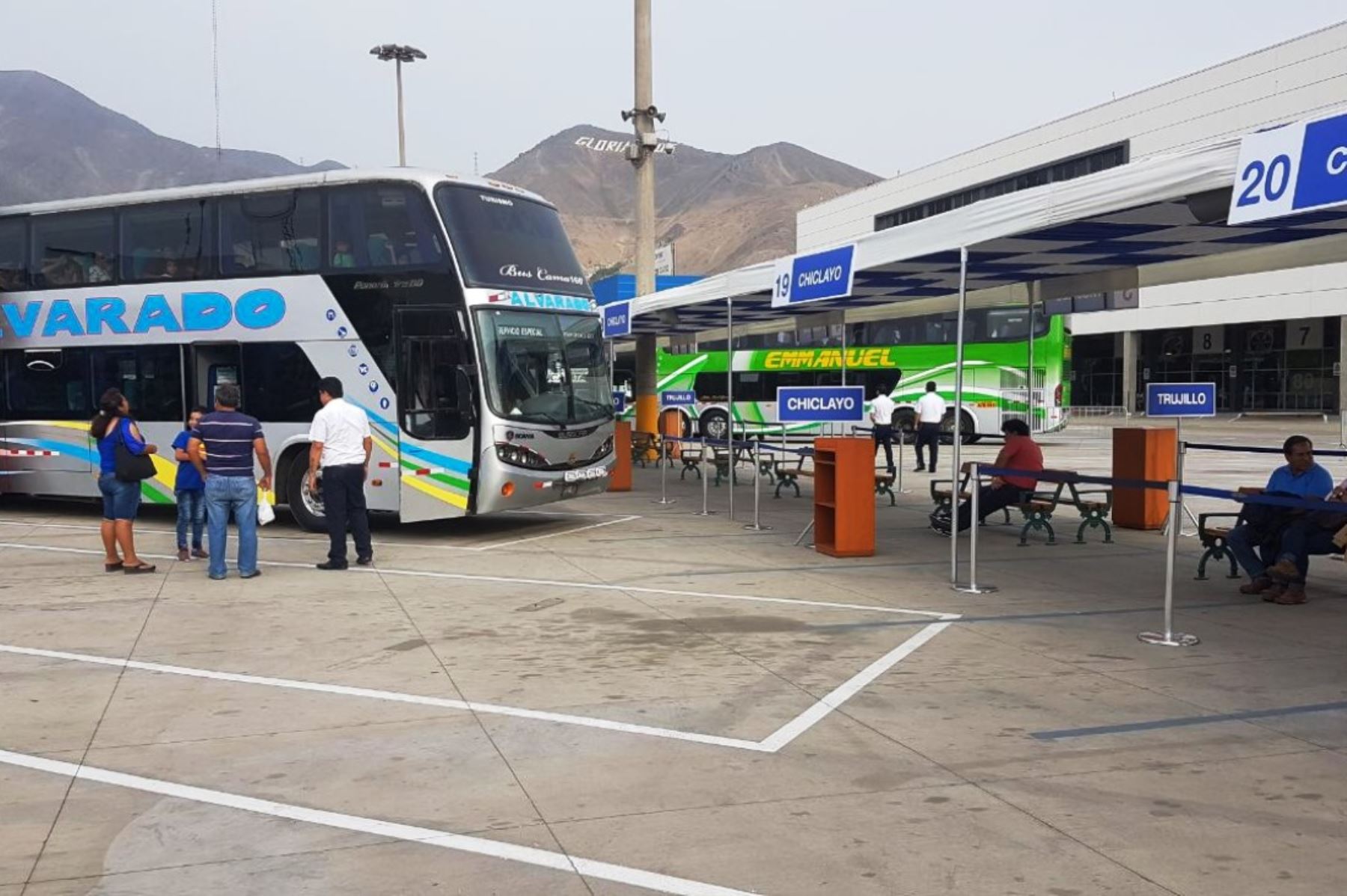 Terminal Terrestre de Plaza Norte ofrece espacio gratuito para transportistas de Fiori. Foto: ANDINA/Difusión.