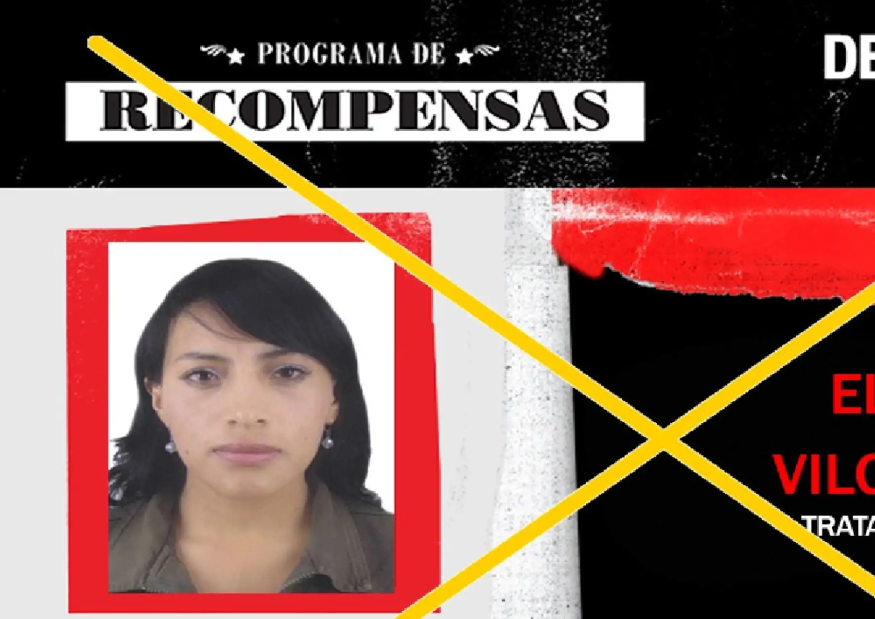 Por la información sobre el paradero de Vilca Puma (32), el Mininter ofreció una recompensa de S/ 20 000.