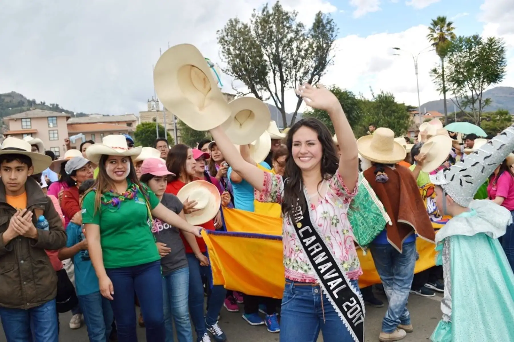Cajamarca inicia celebraciones del Carnaval con multitudinario pregón. ANDINA/Eduard Lozano