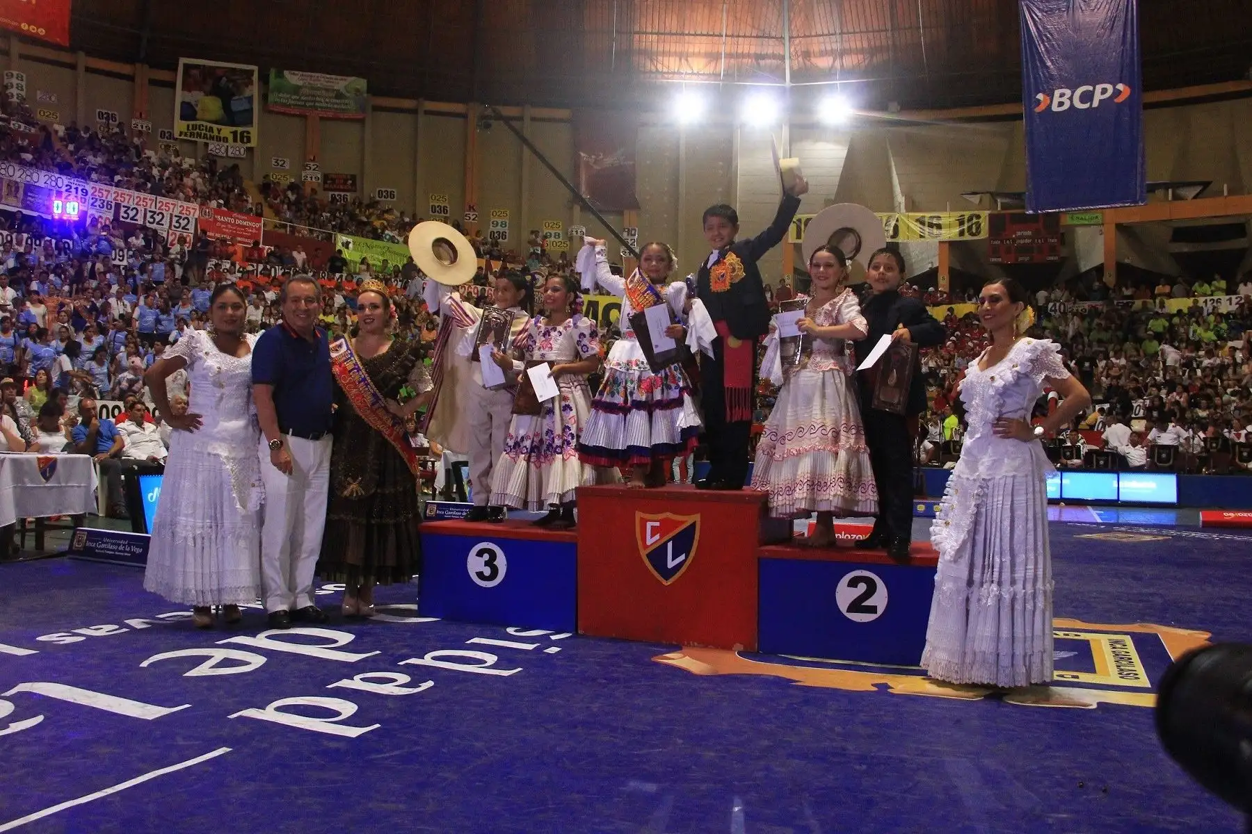Campeones de Concurso de Marinera. Categoría Infantes. ANDINA/Luis Puell