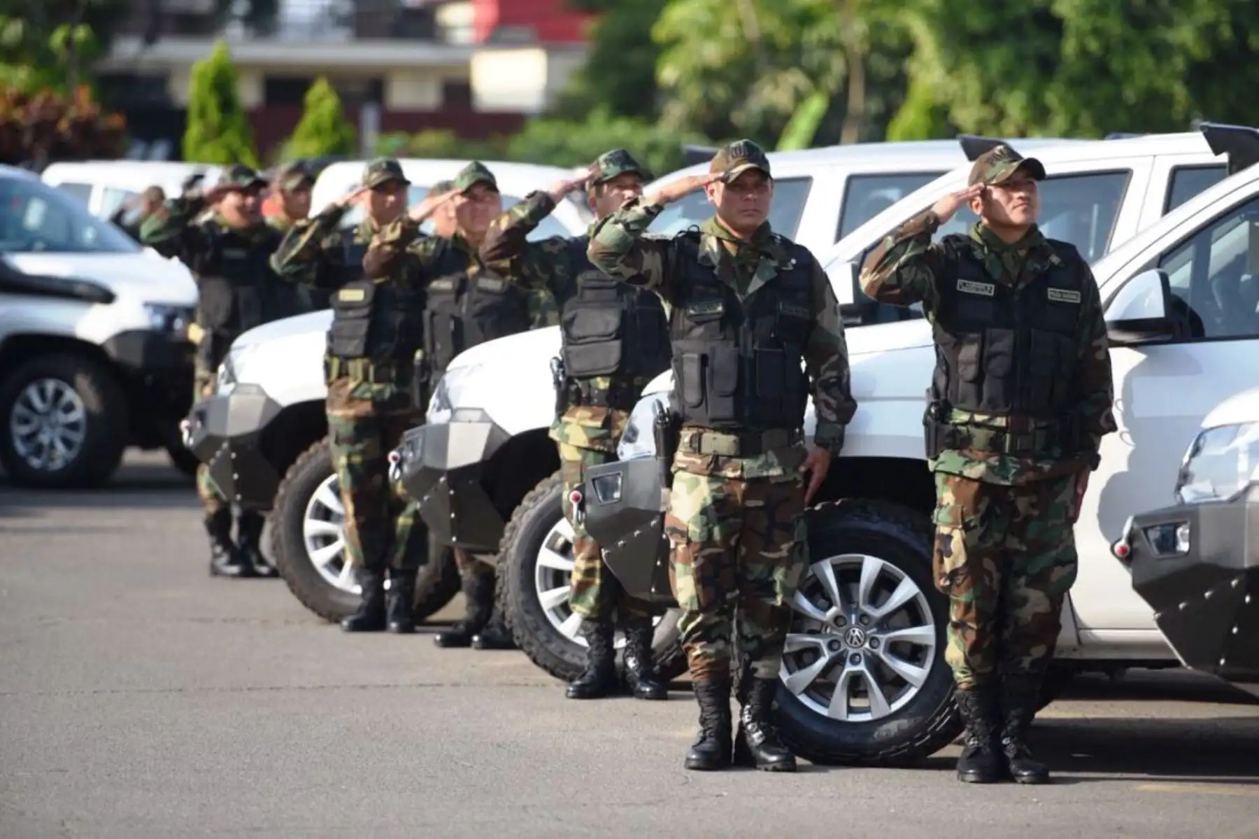 Gobierno entregó 234 camionetas 4x4 a la Policía de Carreteras. Foto: ANDINA/Difusión.