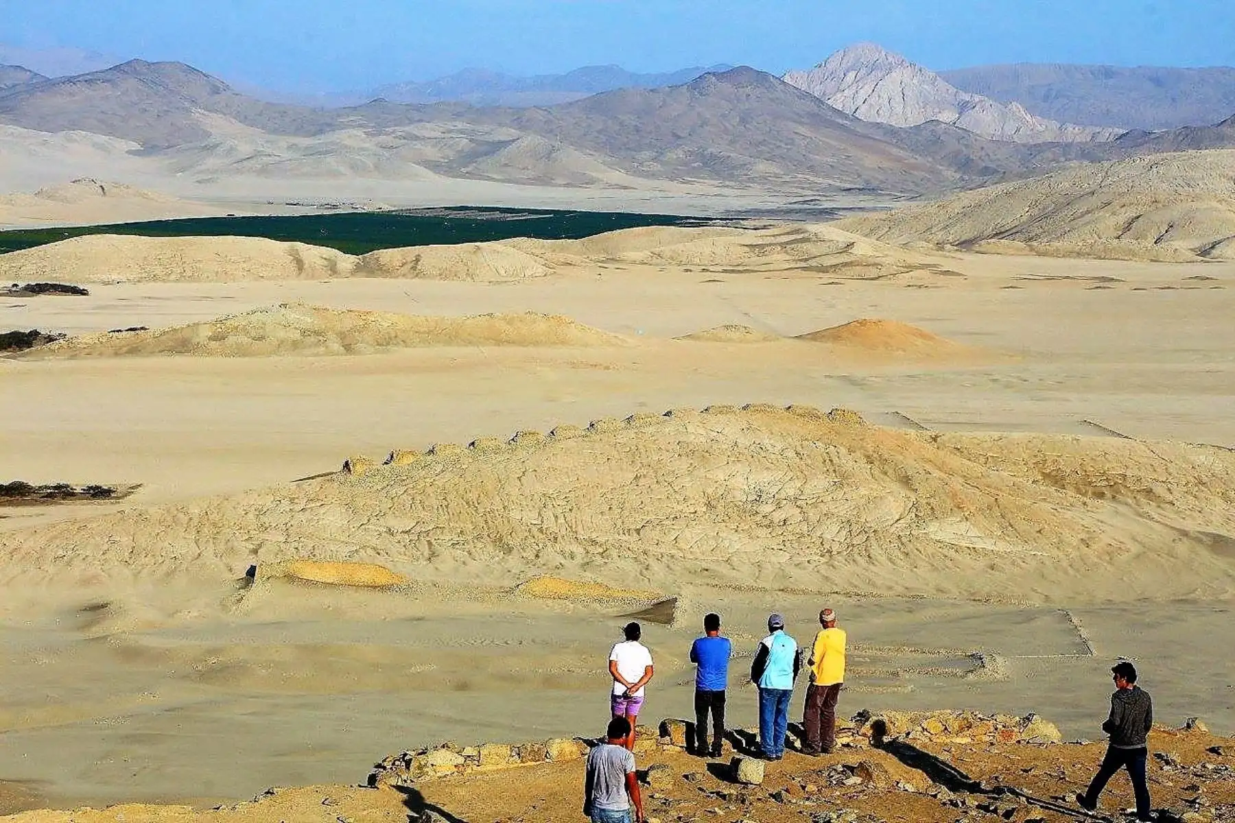 Diez sitios arqueológicos de la provincia del Santa, en Áncash, en riesgo por lluvias intensas. ANDINA