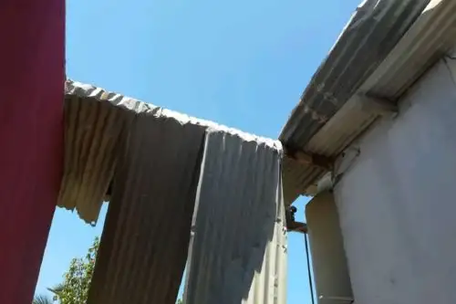 Afectados realizaron trabajos de rehabilitación en sus viviendas.