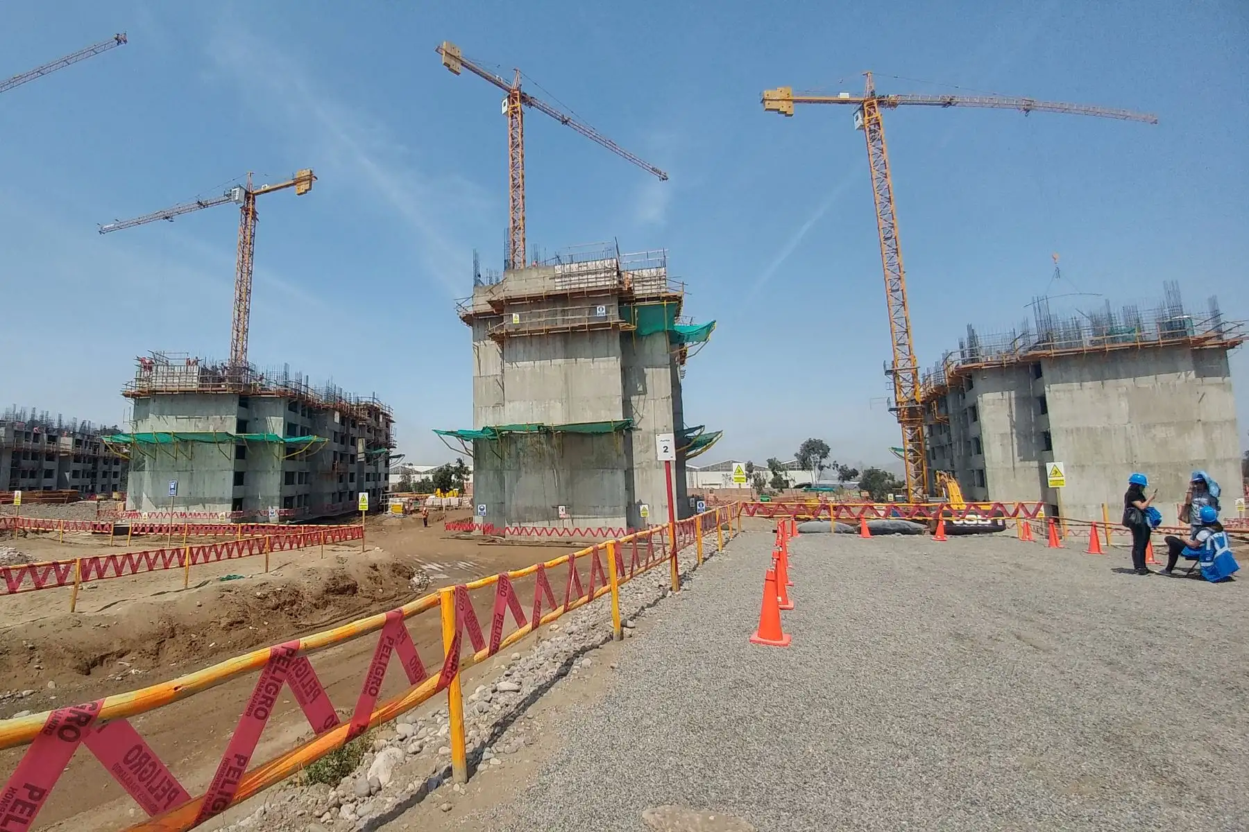 Avance de los trabajos en la Villa Deportiva de los Juegos Panamericanos Lima 2019. Foto: ANDINA/Daniel Bracamonte