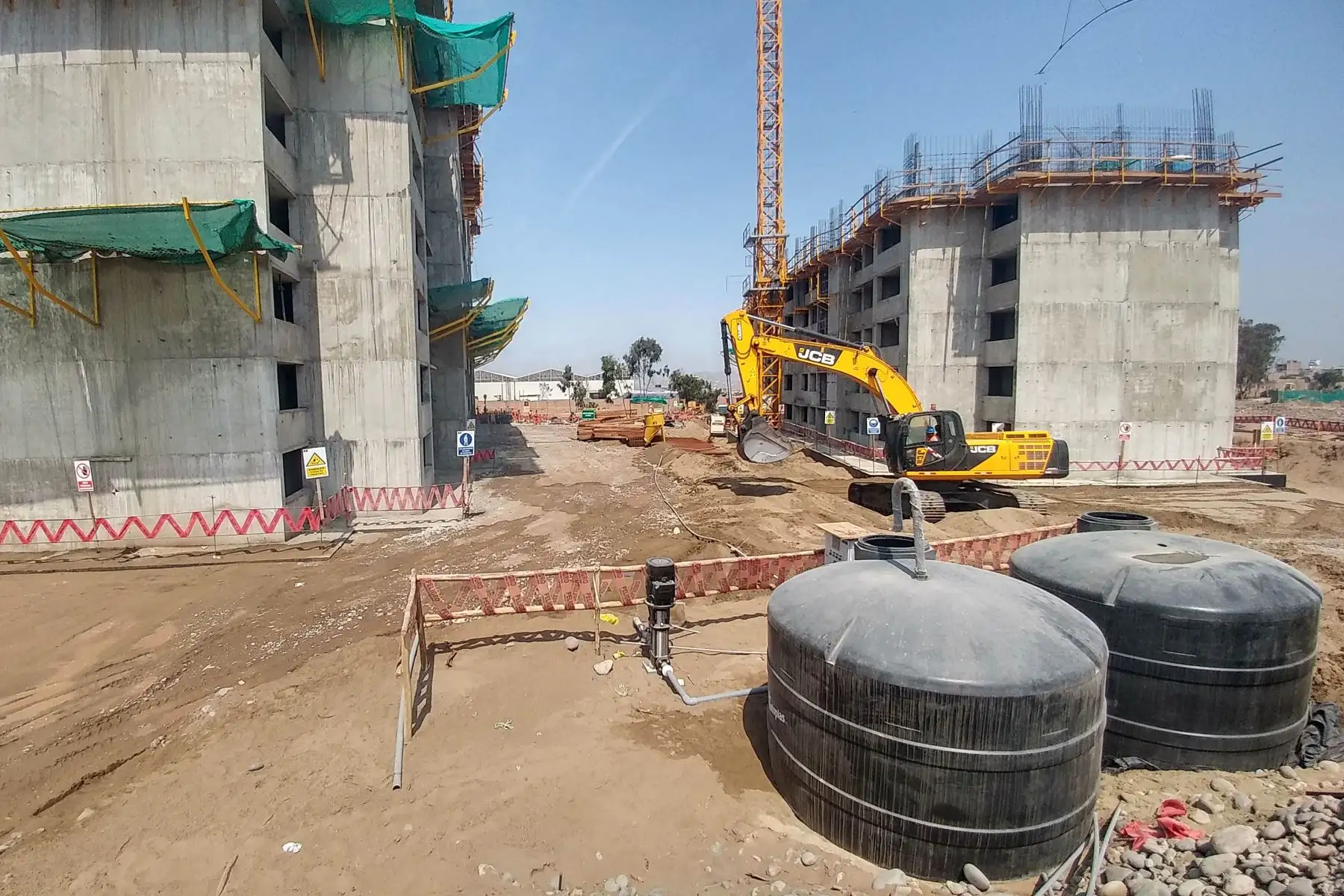 Avance de los trabajos en la Villa Deportiva de los Juegos Panamericanos Lima 2019. Foto: ANDINA/Daniel Bracamonte