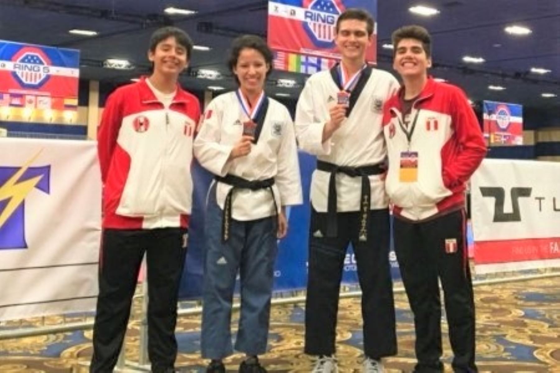 Peruvians win bronze at 2018 U.S Open Taekwondo Championship