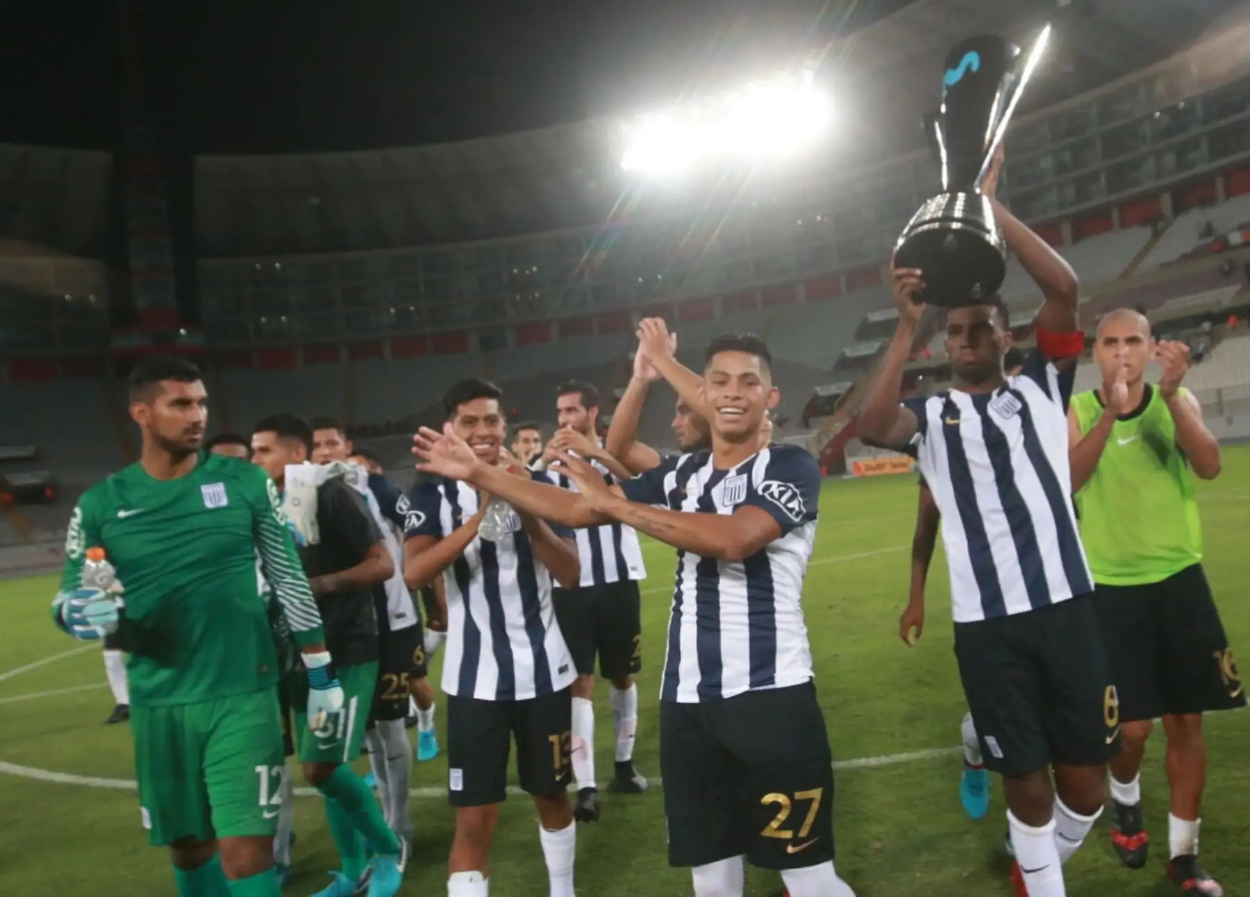 LIMA-PERÚ-ENERO-31.Alianza Lima ganó la Supercopa Movistar 2018. al Sport Boys, en el Estadio Nacional. Foto:ANDINA/ Jhony Laurente