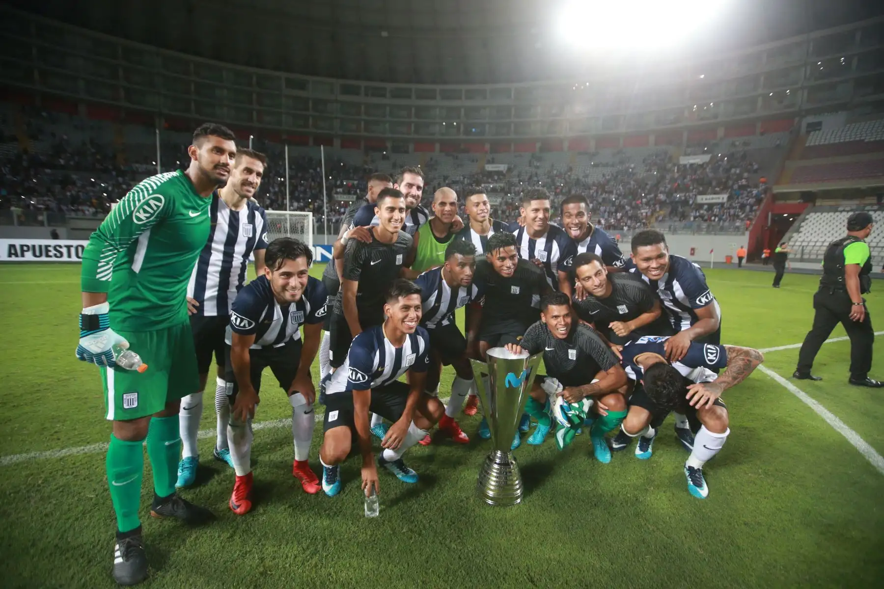LIMA-PERÚ-ENERO-31.Alianza Lima ganó la Supercopa Movistar 2018. al Sport Boys, en el Estadio Nacional. Foto:ANDINA/ Jhony Laurente
