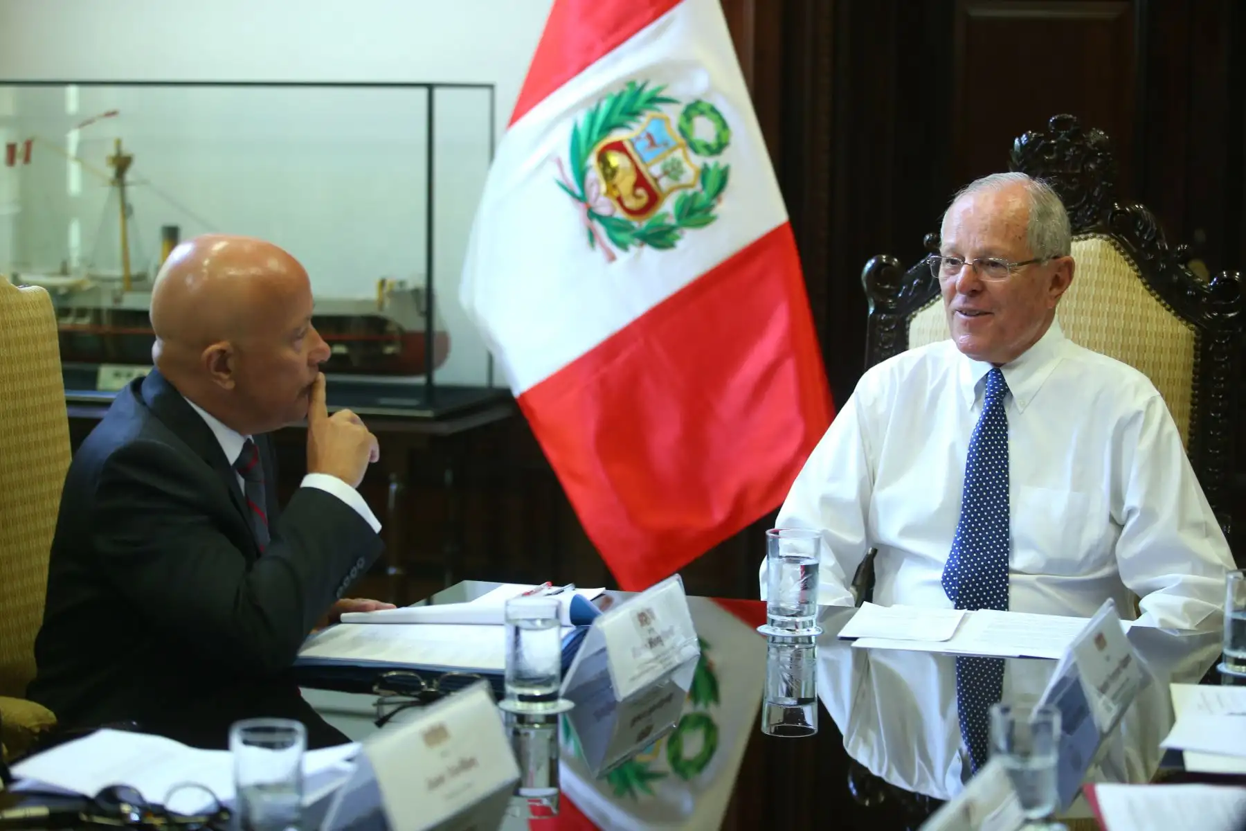 Presidente Kuczysnki se reúne con miembros del Consejo Empresarial de Alianza del Pacifico.