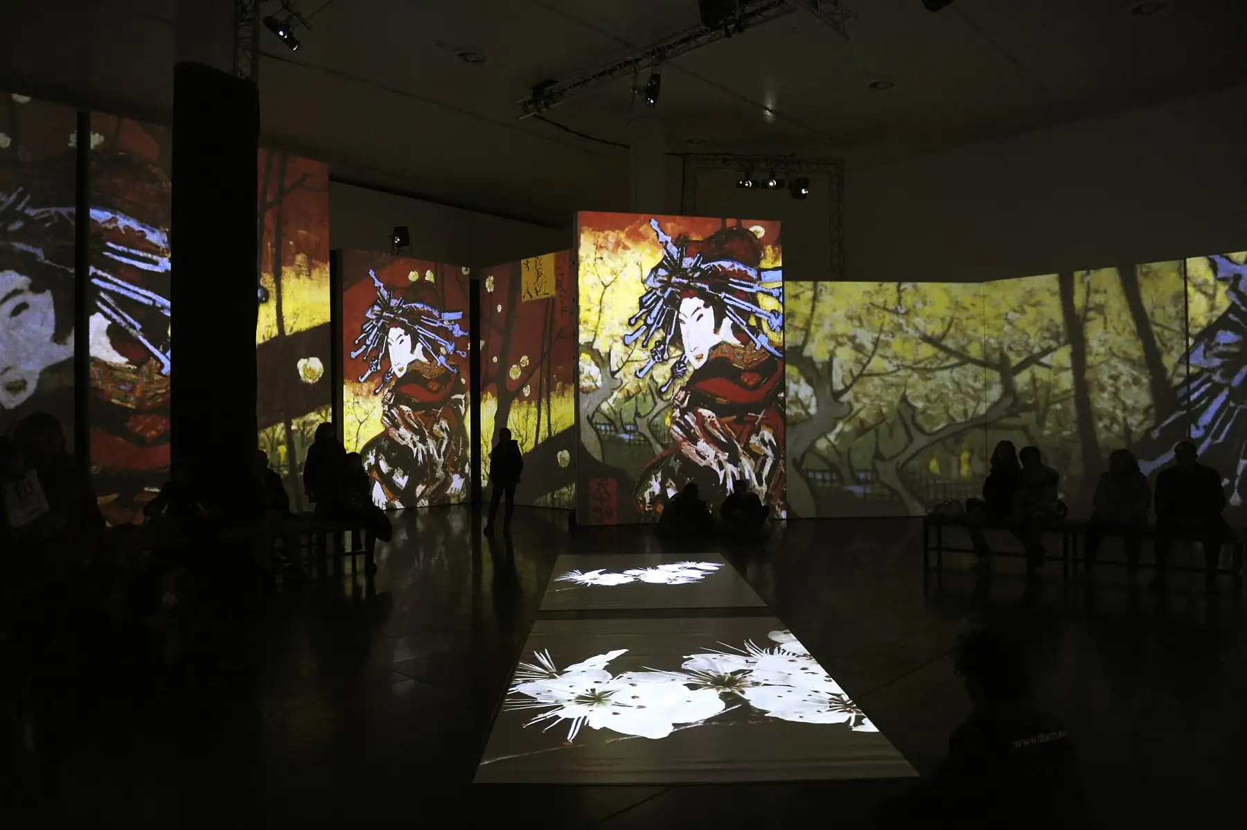 Exposición multimedia más visitada del mundo,"Van Gogh Alive - The Experience" en Sevilla. Foto: AFP